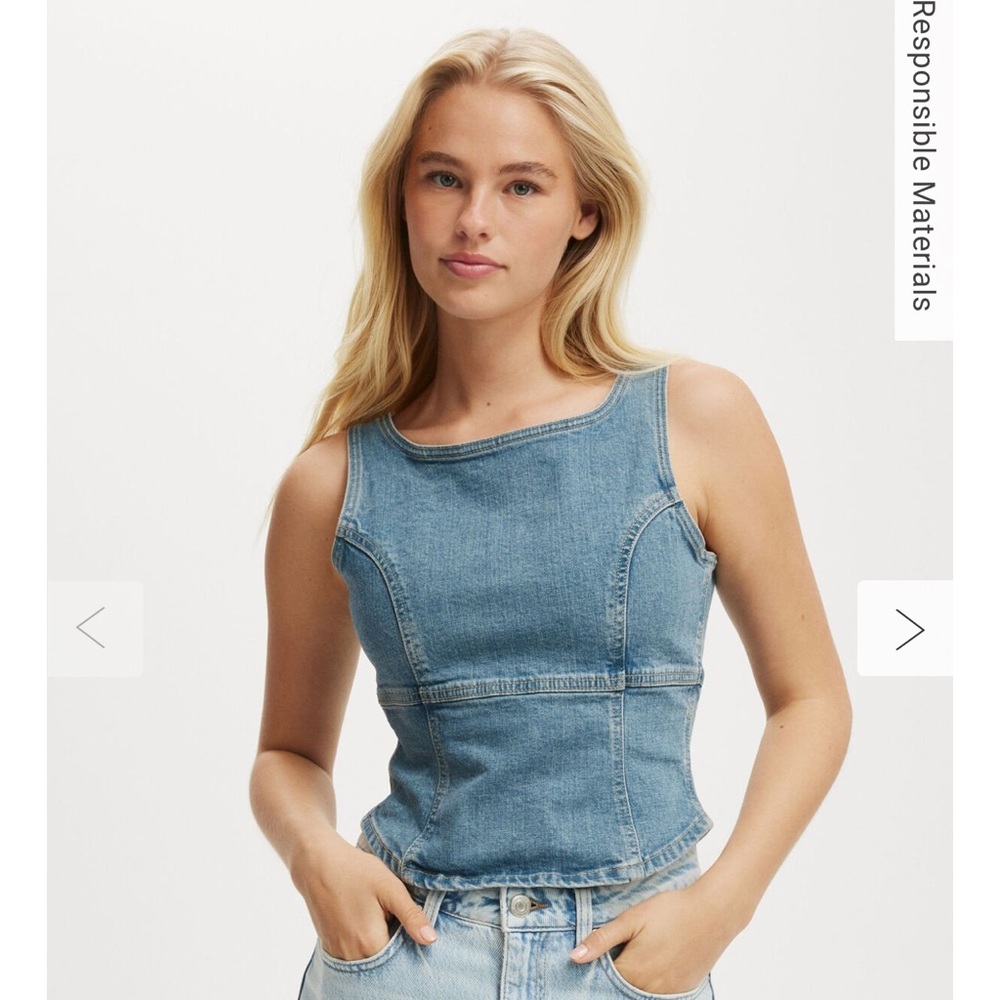 Cotton On Denim Corset